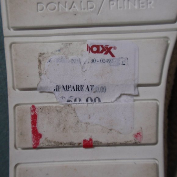 Donald Pliner Paryn Leather Tan Espadrilles Shoes Flats Slip Ons 8.5 - Picture 10 of 13